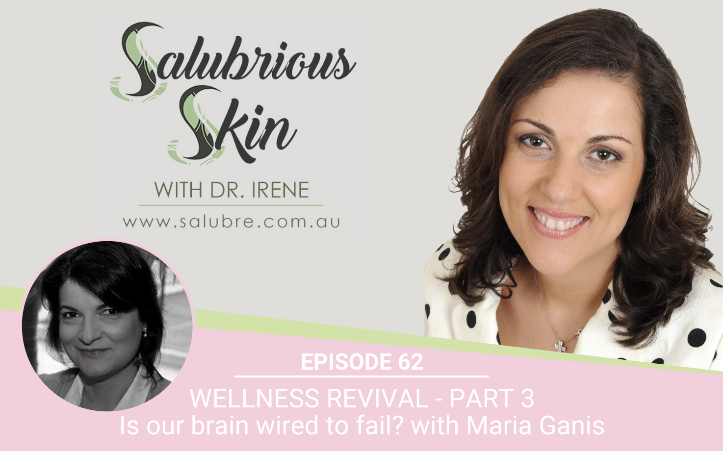 Podcast 62: Wellness Revival - Part 3: Is our brain wired to fail? Interview with coach Maria Ganis