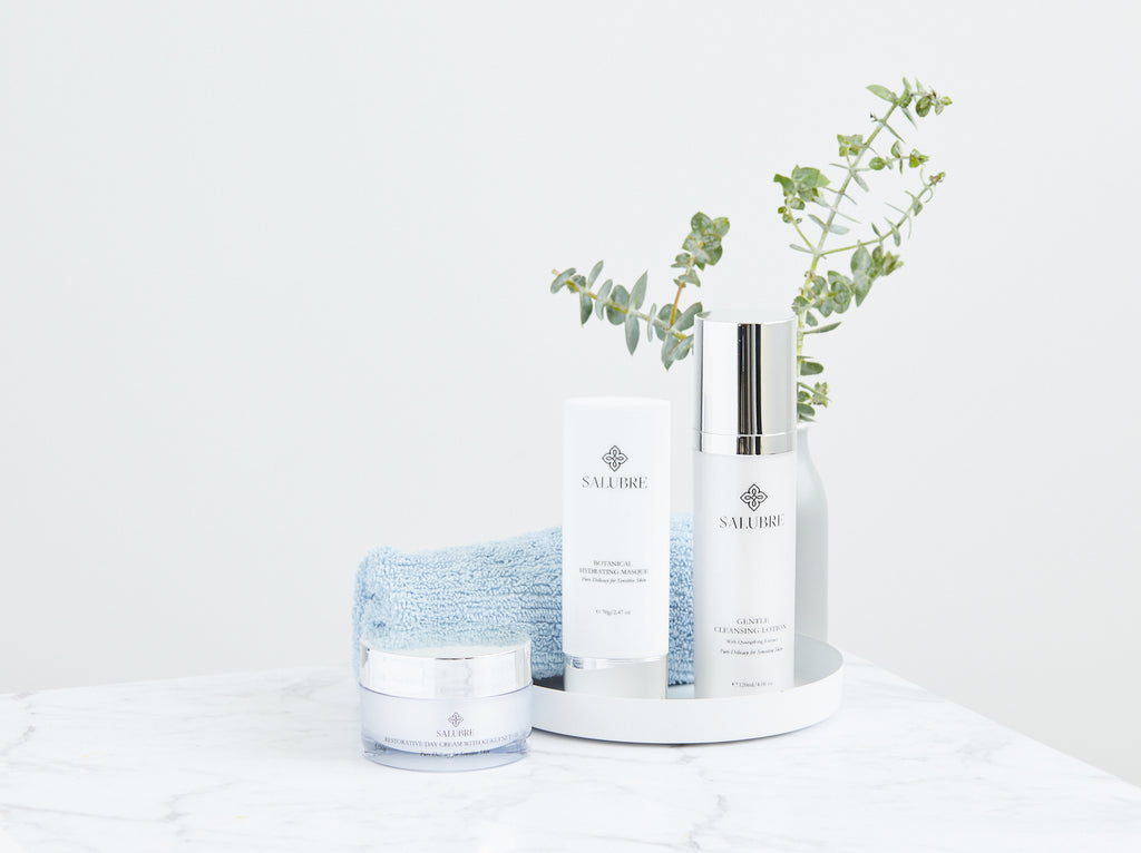 Skincare for sensitive skin.