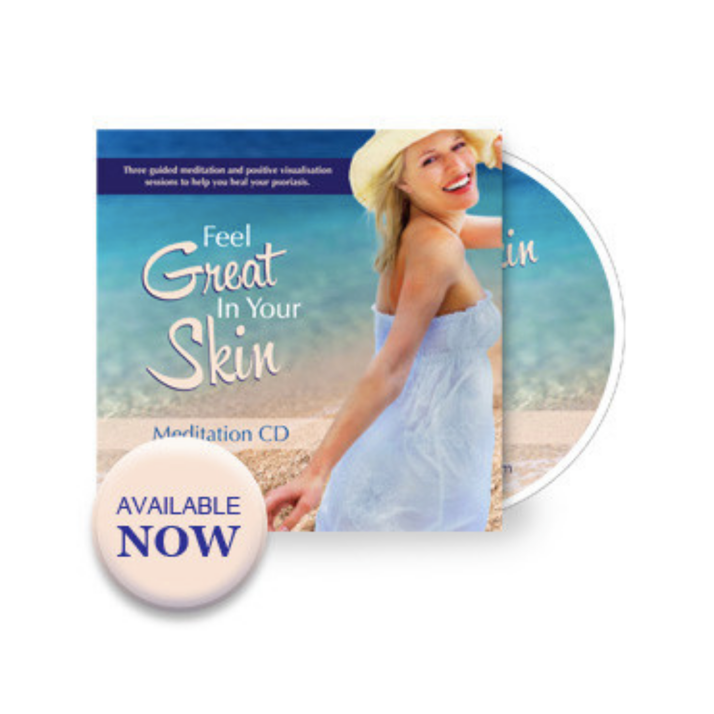 A guided meditation for psoriasis and eczema cd to reduce stress and manage any future flare ups.